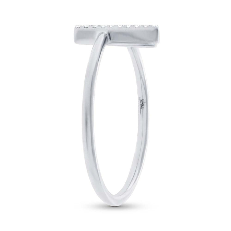 0.06ct 14k White Gold Diamond Lady's Ring