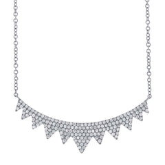 0.45ct 14k White Gold Diamond Necklace