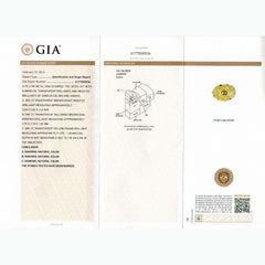 9.15ct 18k Yellow Gold GIA Certified Fancy Color Diamond Ring