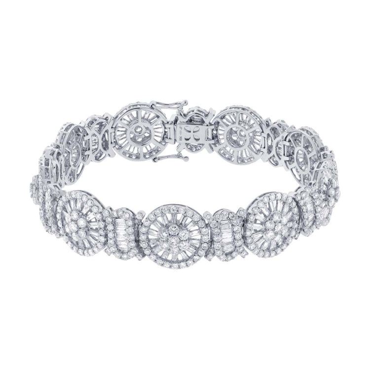 11.65ct 18k White Gold Diamond Lady's Bracelet