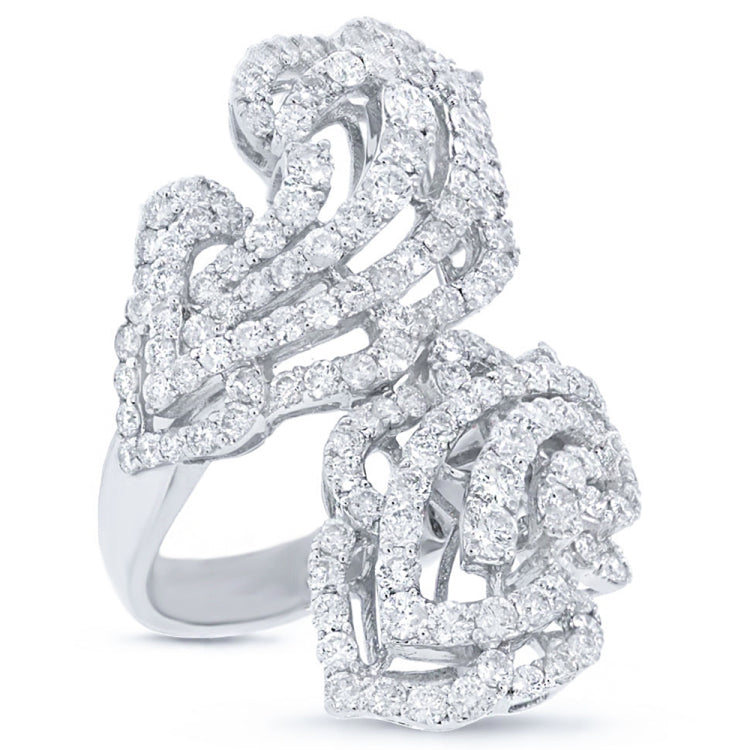 3.68ct 18k White Gold Diamond Lady's Ring