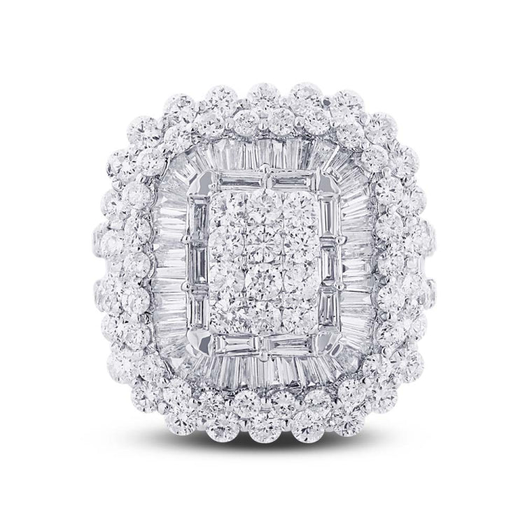 4.33ct 18k White Gold Diamond Lady's Ring