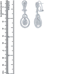 1.88ct 18k White Gold Diamond Earring