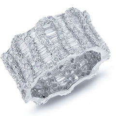 4.92ct 18k White Gold Diamond Eternity Ring Size 7