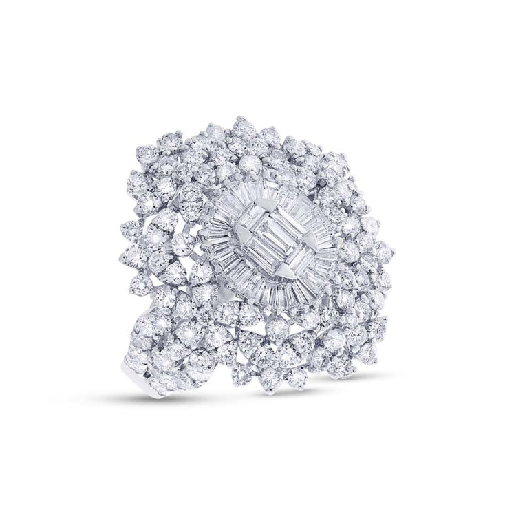 3.26ct 18k White Gold Diamond Lady's Ring