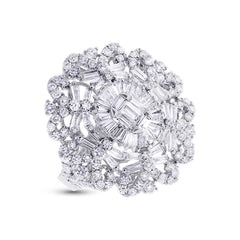 3.01ct 18k White Gold Diamond Lady's Ring