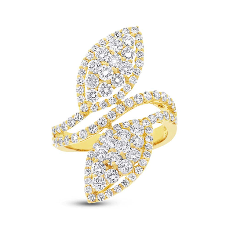 2.44ct 18k Yellow Gold Diamond Lady's Ring