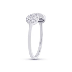0.18ct 14k White Gold Diamond Lady's Ring