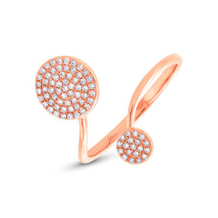 0.22ct 14k Rose Gold Diamond Lady's Ring