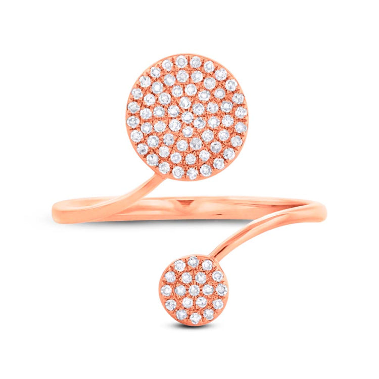 0.22ct 14k Rose Gold Diamond Lady's Ring