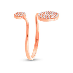 0.22ct 14k Rose Gold Diamond Lady's Ring