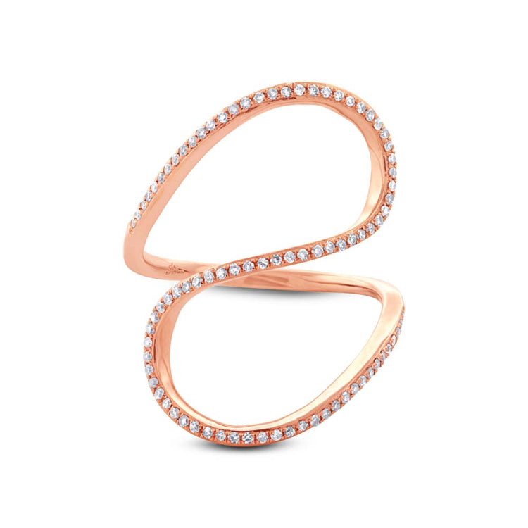 0.25ct 14k Rose Gold Diamond Lady's Ring