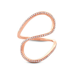 0.25ct 14k Rose Gold Diamond Lady's Ring