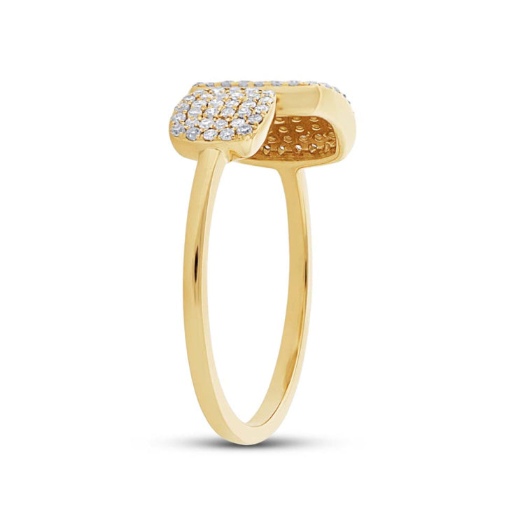 0.31ct 14k Yellow Gold Diamond Lady's Ring