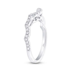 0.22ct 14k White Gold Diamond Lady's Band