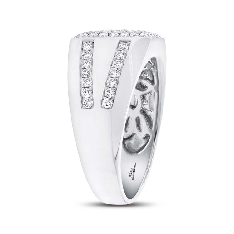 1.15ct 14k White Gold Diamond Men's Ring