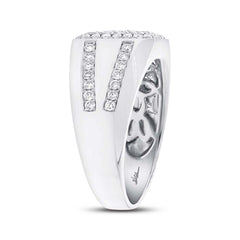 1.15ct 14k White Gold Diamond Men's Ring