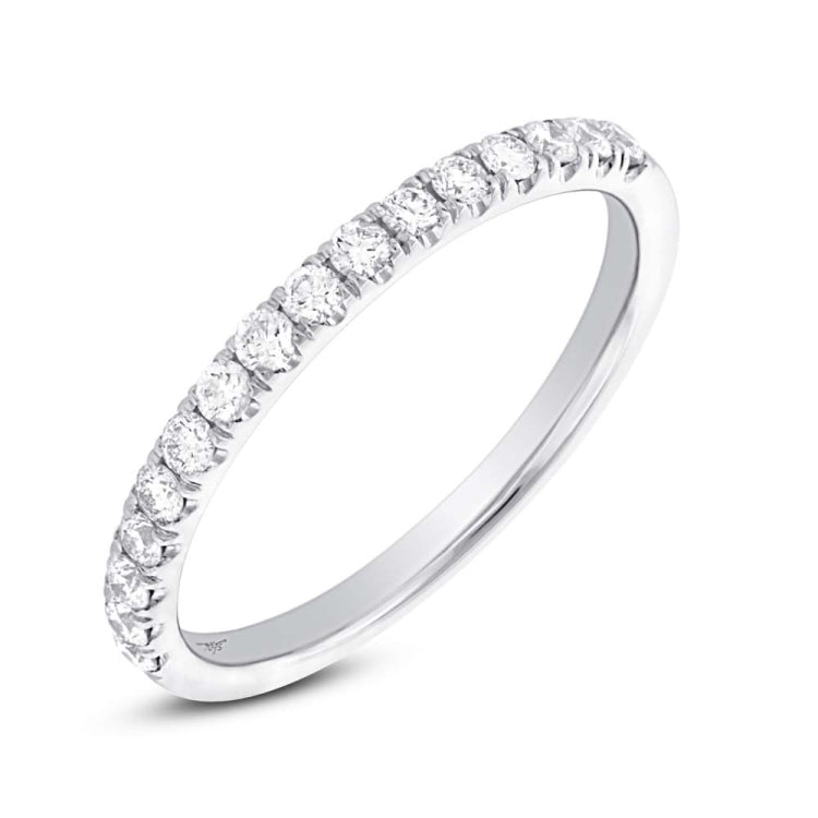 0.34ct 14k White Gold Diamond Lady's Band