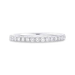 0.34ct 14k White Gold Diamond Lady's Band