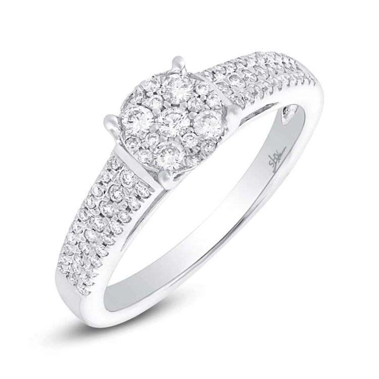 0.38ct 14k White Gold Diamond Lady's Ring