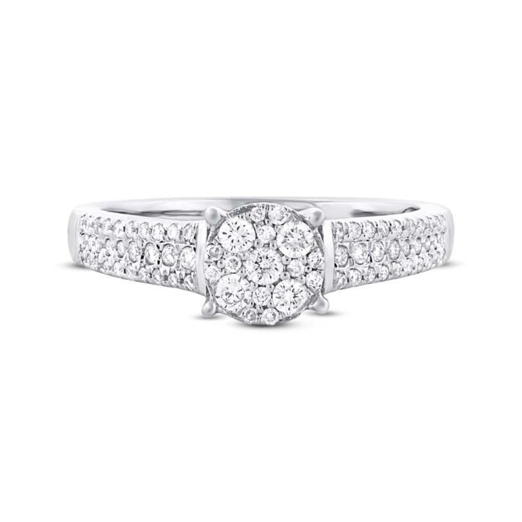 0.38ct 14k White Gold Diamond Lady's Ring