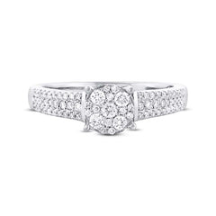 0.38ct 14k White Gold Diamond Lady's Ring