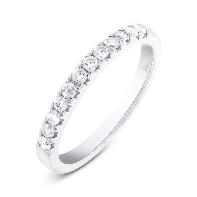 0.33ct 14k White Gold Diamond Lady's Band