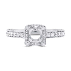 1.40ct 18k White Gold Diamond Semi-mount Ring