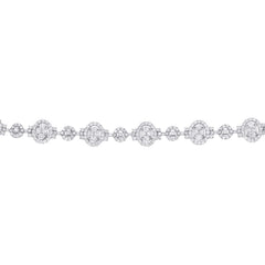 7.16ct 18k White Gold Diamond Lady's Bracelet