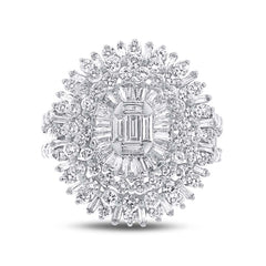 3.40ct 18k White Gold Diamond Lady's Ring