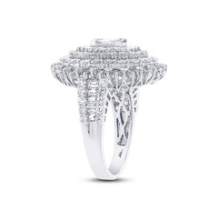 3.40ct 18k White Gold Diamond Lady's Ring