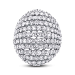 7.68ct 18k White Gold Diamond Lady's Ring