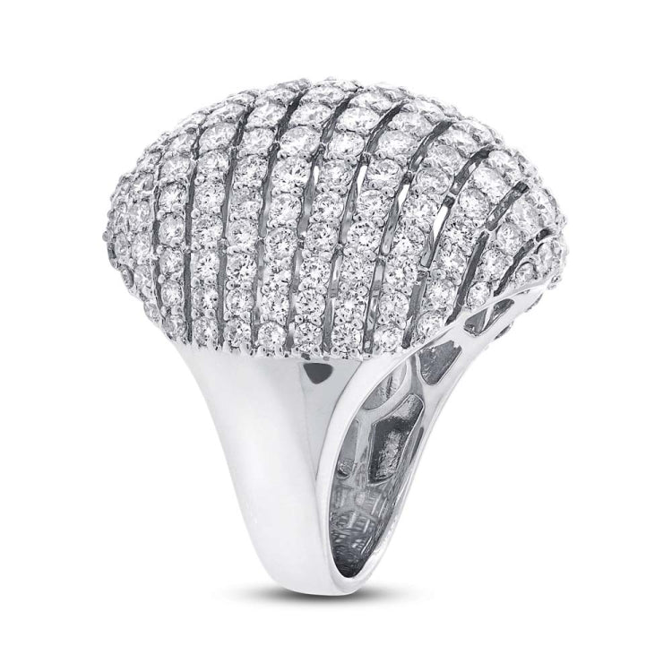 7.68ct 18k White Gold Diamond Lady's Ring