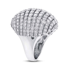 7.68ct 18k White Gold Diamond Lady's Ring