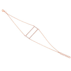 0.22ct 14k Rose Gold Diamond Lady's Bracelet