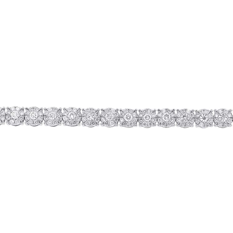 4.43ct 18k White Gold Diamond Lady's Bracelet