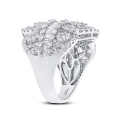 3.63ct 18k White Gold Diamond Lady's Ring
