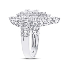 4.83ct 18k White Gold Diamond Lady's Ring