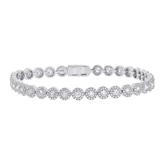 3.46ct 14k White Gold Diamond Lady's Bracelet