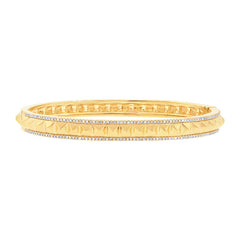 0.50ct 14k Yellow Gold Diamond Bangle