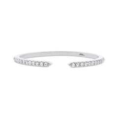 0.07ct 14k White Gold Diamond Lady's Ring Size 6