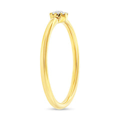0.07ct 14k Yellow Gold Diamond Lady's Ring