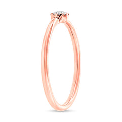 0.07ct 14k Rose Gold Diamond Lady's Ring