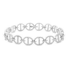 0.57ct 14k White Gold Diamond Lady's Bracelet