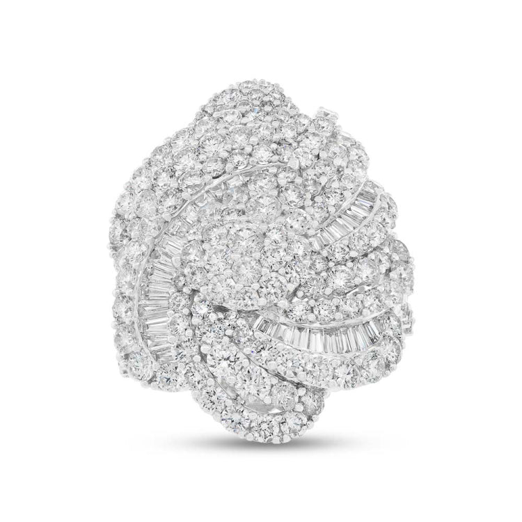 5.62ct 18k White Gold Diamond Lady's Ring