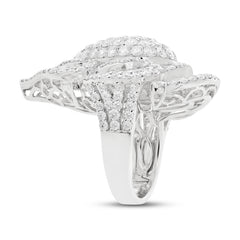 7.54ct 18k White Gold Diamond Lady's Ring