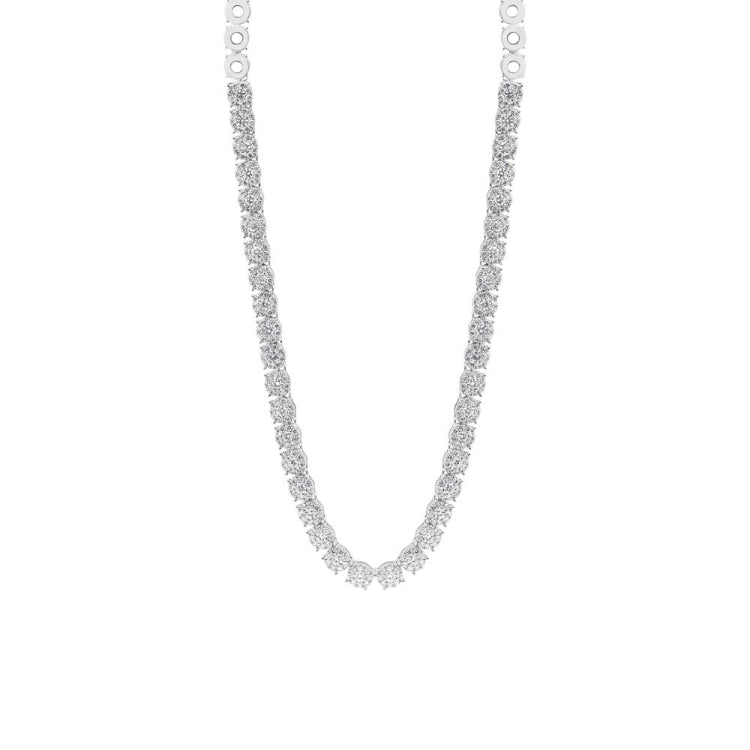 4.71ct 14k White Gold Diamond Necklace