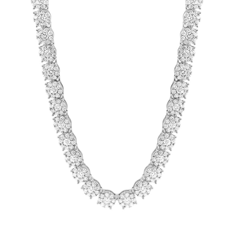 4.71ct 14k White Gold Diamond Necklace