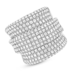 2.66ct 14k White Gold Diamond Lady's Ring