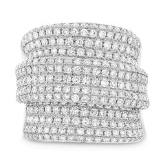 2.66ct 14k White Gold Diamond Lady's Ring
